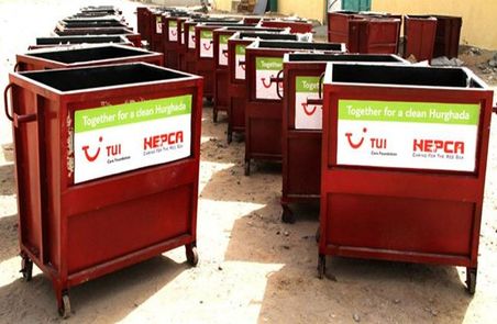 TUI Care Foundation Donates 30 Waste Bins to the Hurghada Community 
