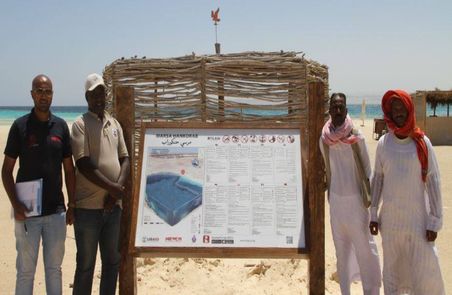 HEPCA installs signboards in Marsa Alam & Wadi El Gimal for public awareness as part of the USAID LIFE - Red Sea Sustainabale Growth II Project